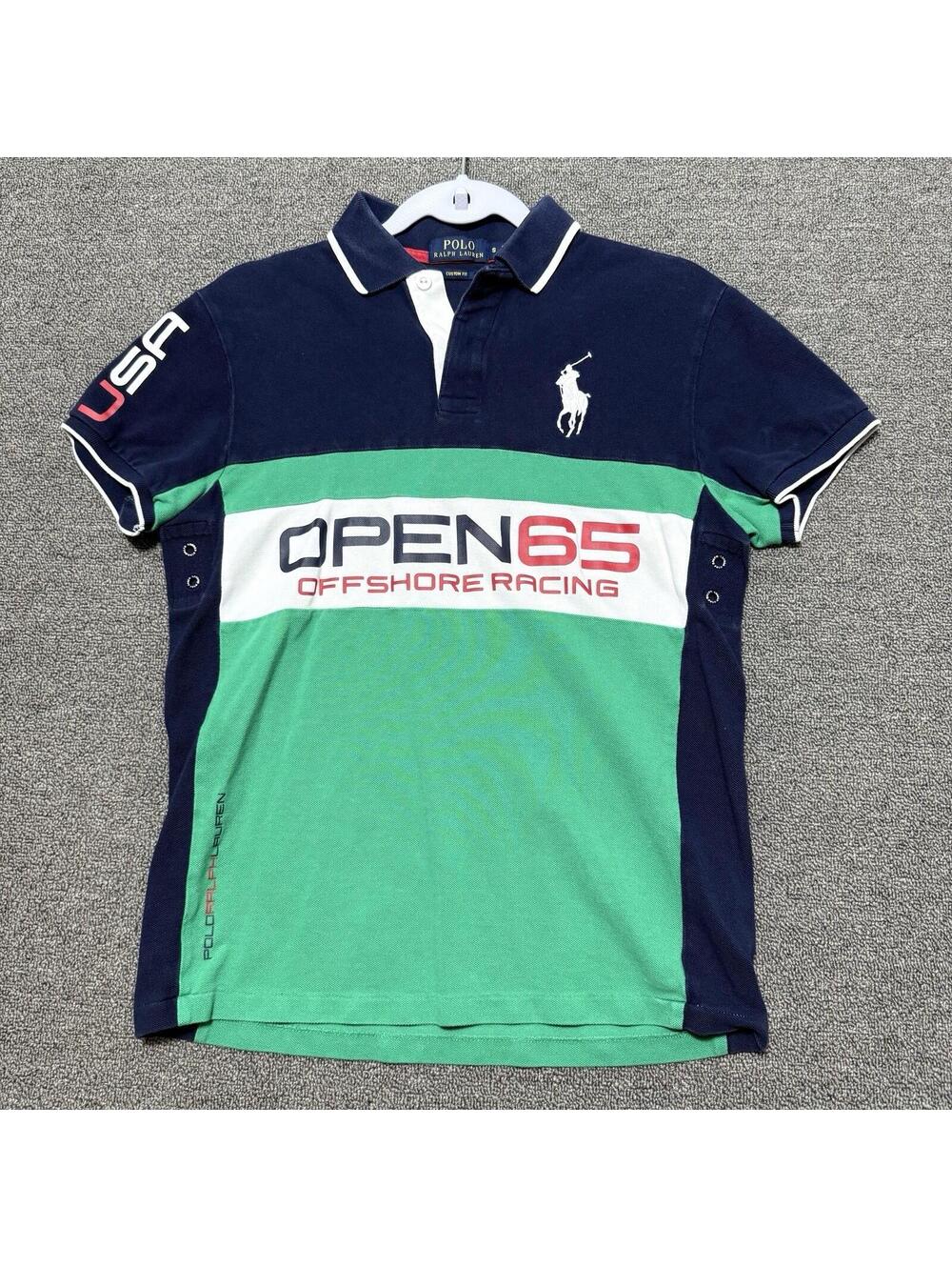 Polo Ralph Lauren Small Stadium Performance Offshore Racing Rugby Open 65 Logo
